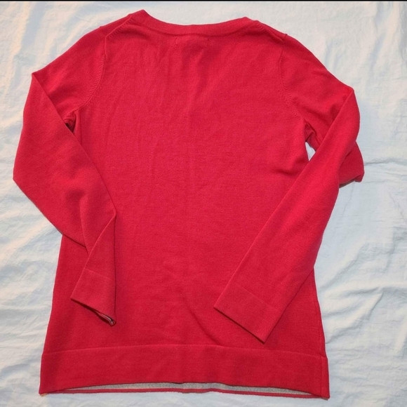 Banana Republic Extra Fi e Merino Wool V-Neck Sweater - Picture 2 of 5